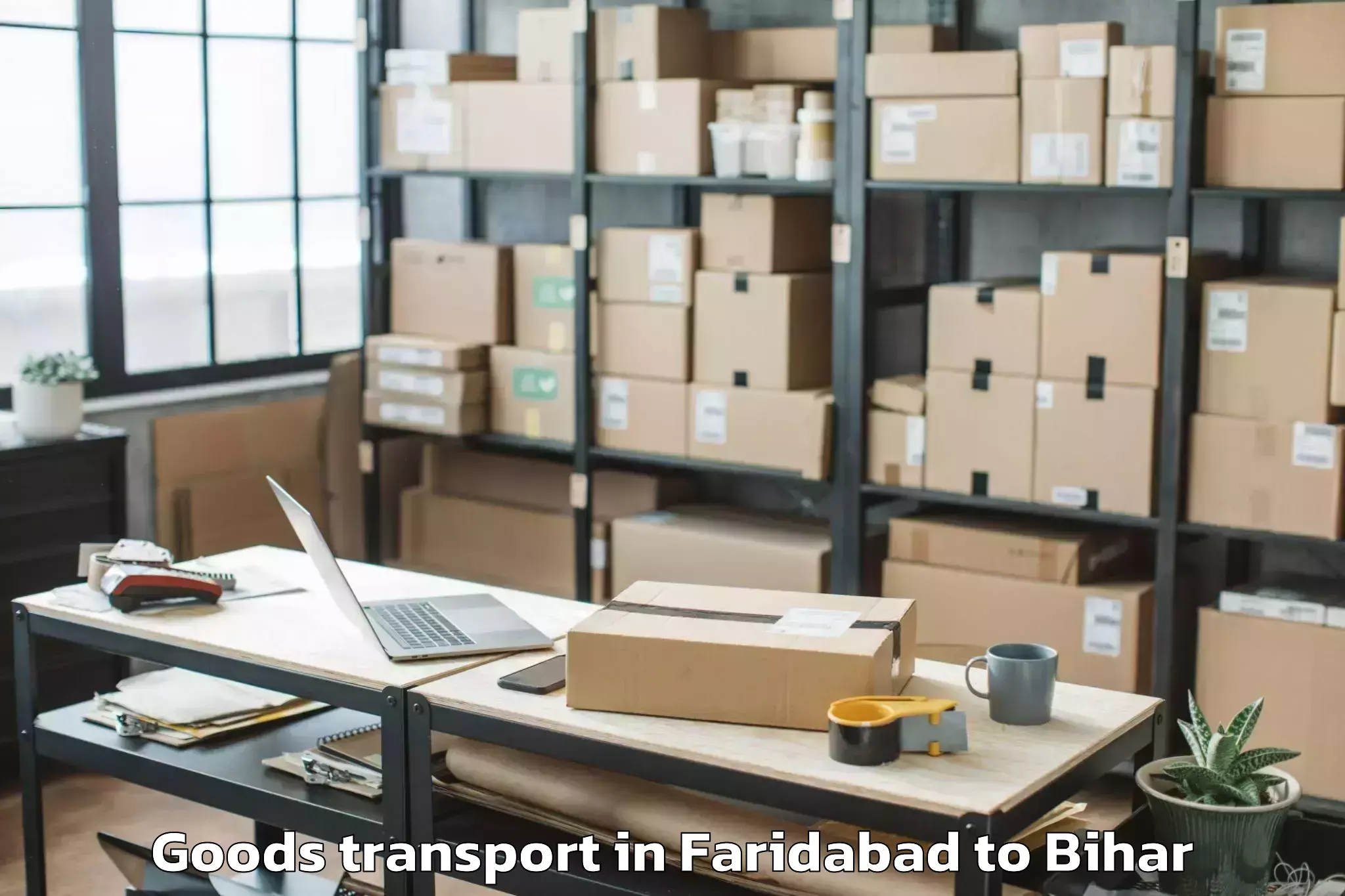 Quality Faridabad to Goraul Goods Transport